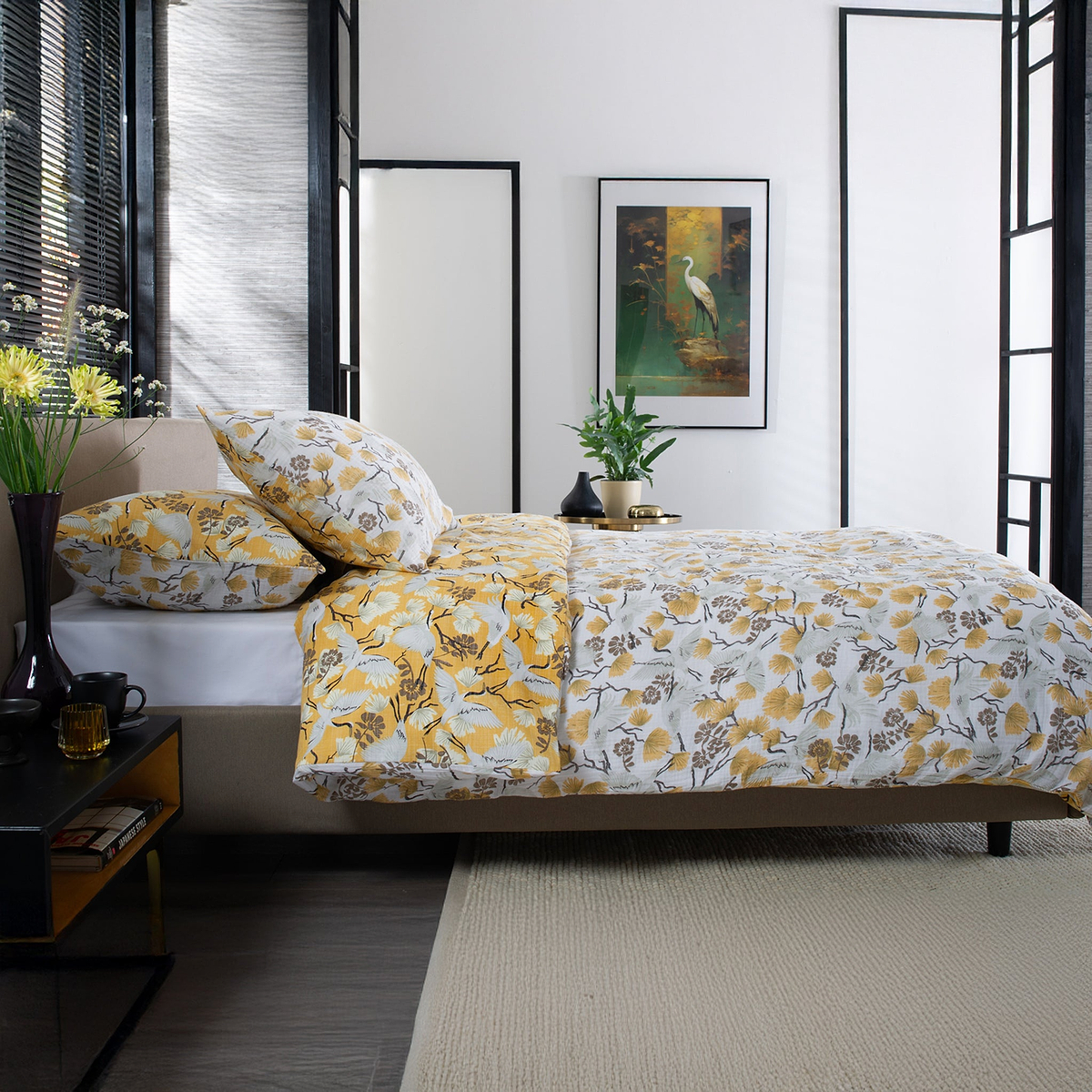 Tanchozuru Single Duvet Set from Roseland Furniture
