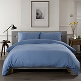 St. Quentin Single Duvet Set Denim from Roseland Furniture