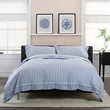 Southport Single Duvet Set Blue White from Roseland Furniture