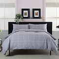 Crossley Heath Single Duvet Set Grey White from Roseland Furniture