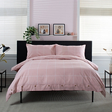 Crossley Heath Single Duvet Set Rose White from Roseland Furniture