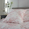 Toile De Jouy Cushion Pink from Roseland Furniture
