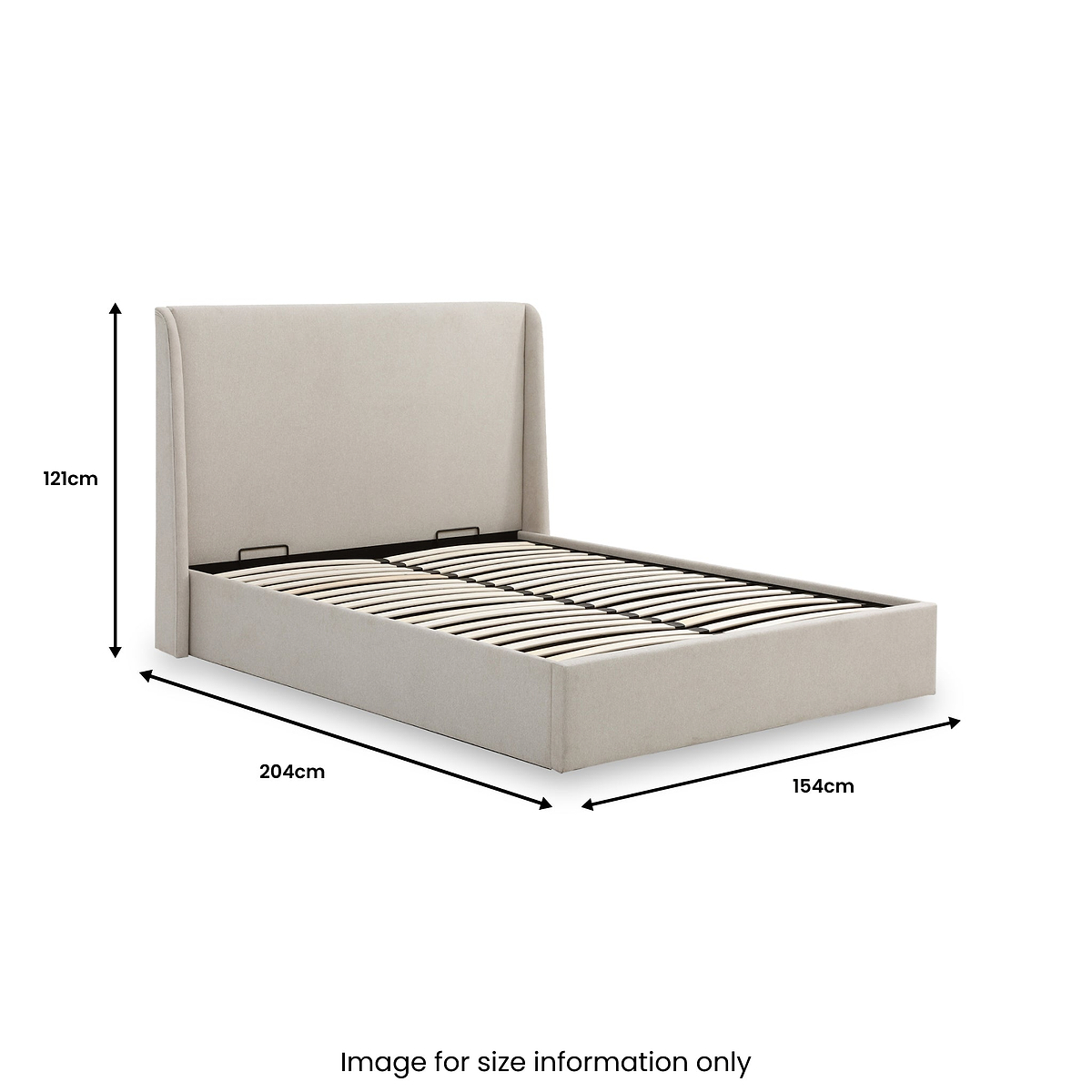 Deacon Multilift Double Double Ottoman Bed from Roseland Furniture