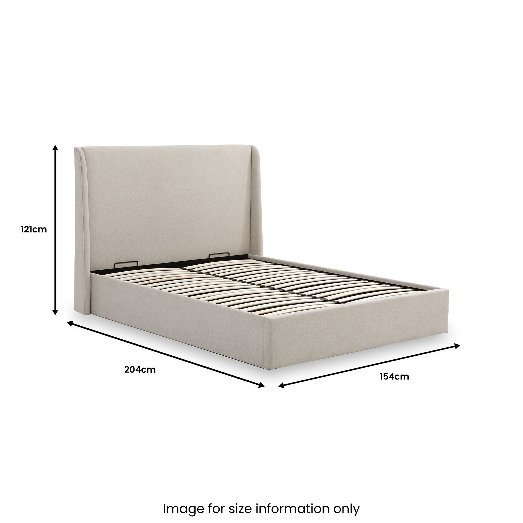 Deacon Multilift Double Double Ottoman Bed from Roseland Furniture