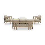 Evora 4 Seater Lounging Set with Coffee Table from Roseland Furniture