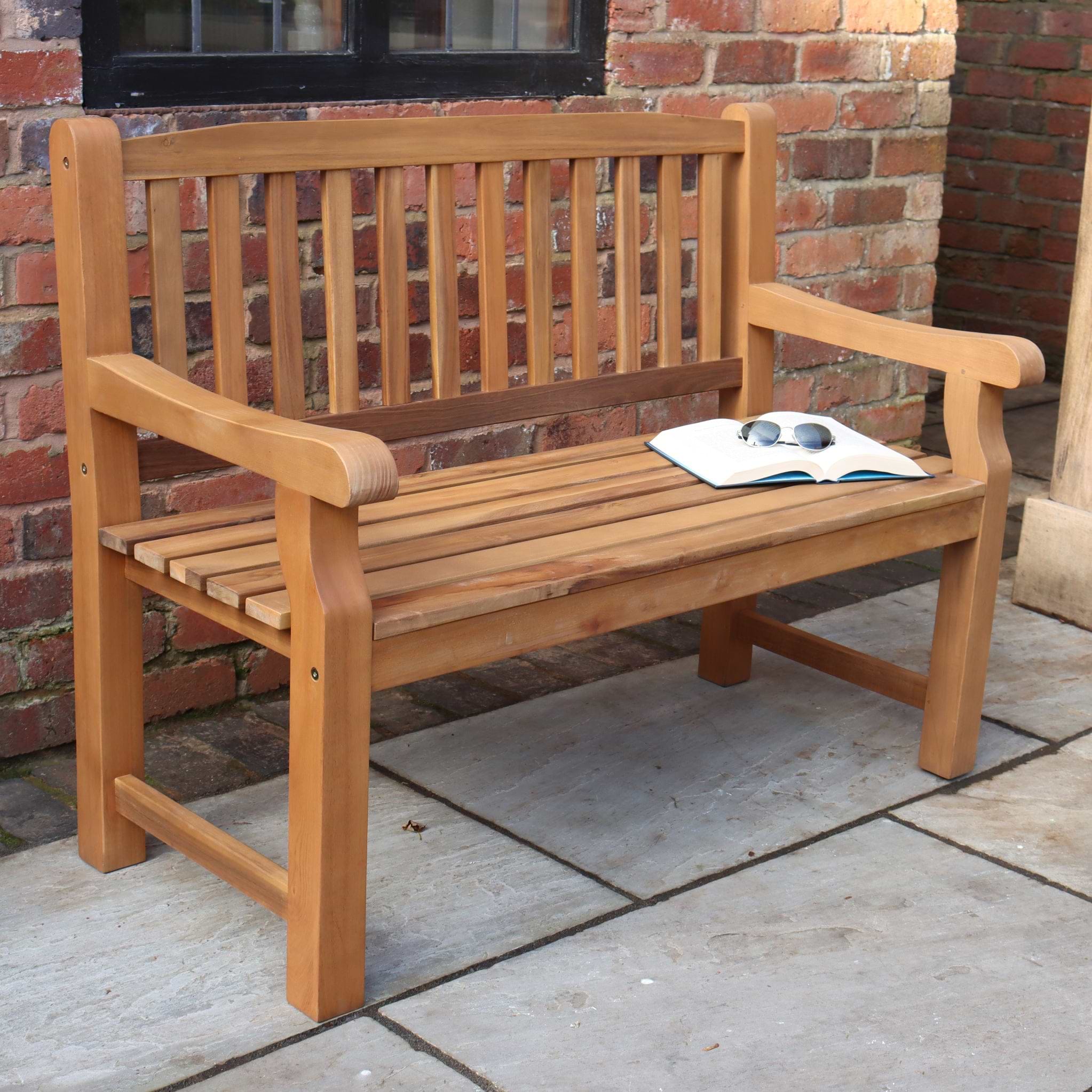 Turnbury FSC Acacia 2 Seater Garden Bench from Roseland Furniture