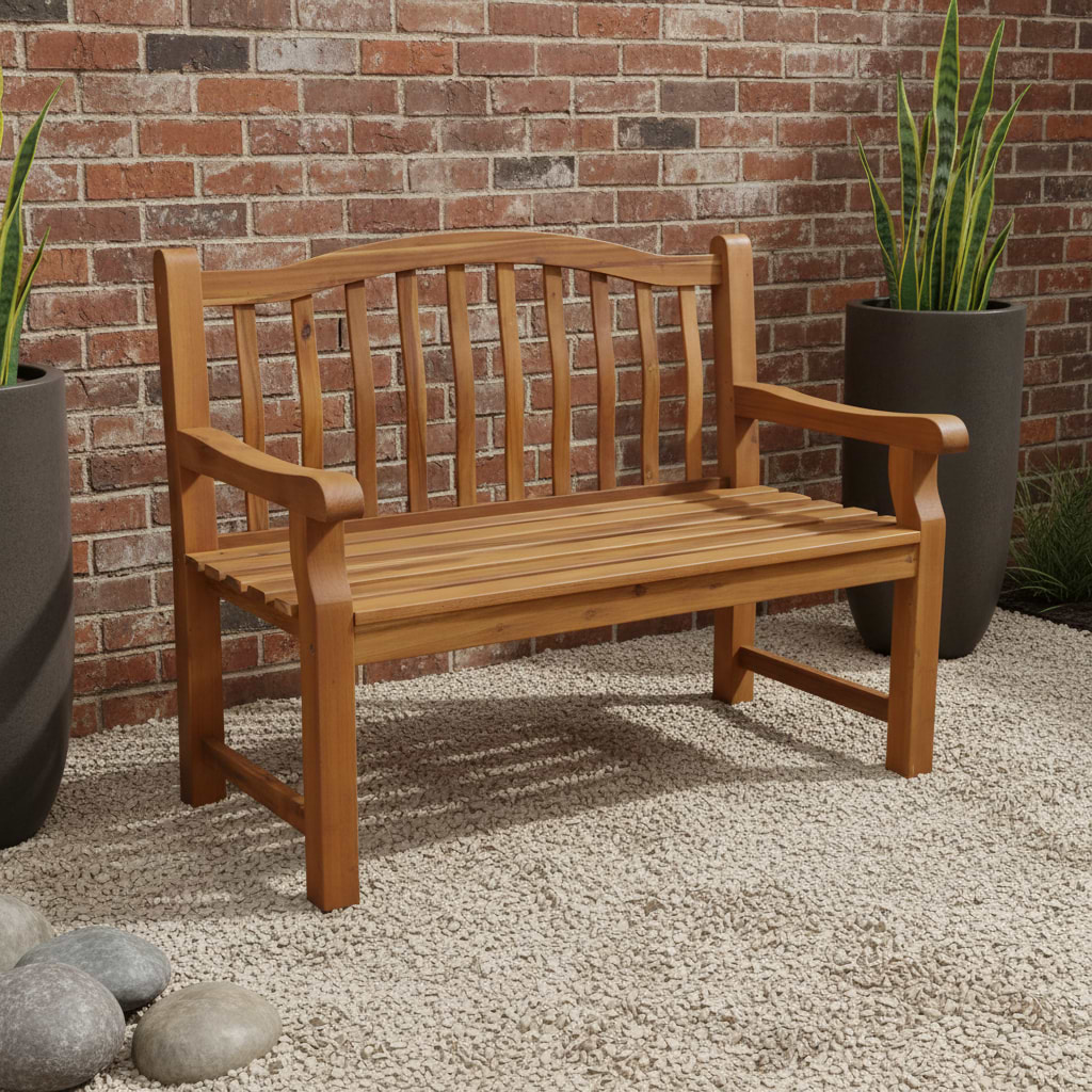 Lytham FSC Acacia 2 Seater Garden Bench from Roseland Furniture