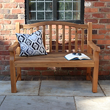 Lytham FSC Acacia 2 Seater Garden Bench from Roseland Furniture