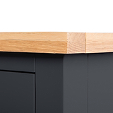 Farrow Charcoal 5 Drawer Tallboy Chest from Roseland Furniture