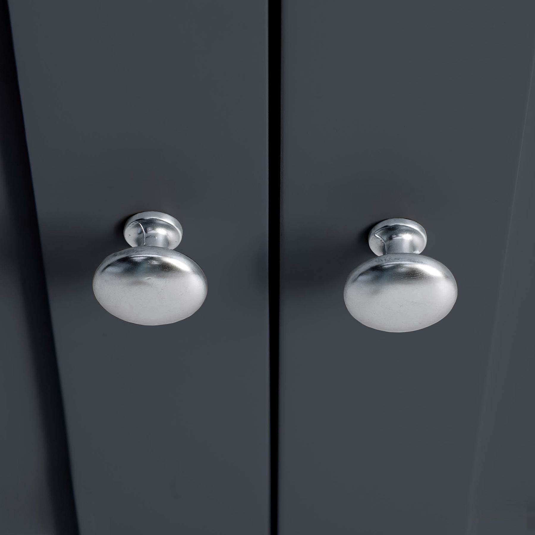 Farrow Charcoal Cupboard from Roseland Furniture - Handles