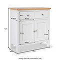 Farrow Mini Sideboard Dimensions