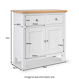 Farrow Mini Sideboard Dimensions