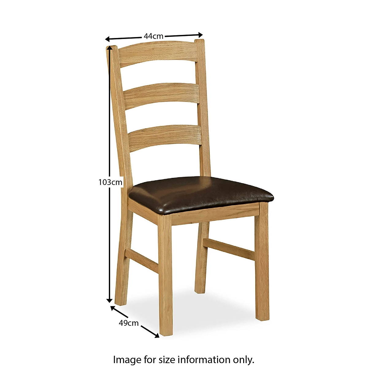 Lanner Oak Dining Chair by Roseland Furniture