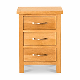 Newlyn Oak Bedside Table by Roseland Furniture