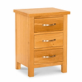 Newlyn Oak Bedside Table by Roseland Furniture