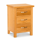 Newlyn Oak Bedside Table by Roseland Furniture