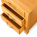 Newlyn Oak Bedside Table by Roseland Furniture