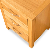 Newlyn Oak Bedside Table by Roseland Furniture
