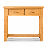 Newlyn Oak Console Table by Roseland Furniture