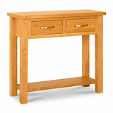 Newlyn Oak Console Table by Roseland Furniture