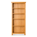 Newlyn Oak Large Bookcase from Roseland Furniture