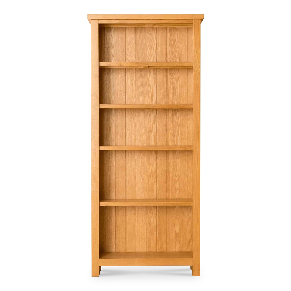 Newlyn Oak Large Bookcase from Roseland Furniture