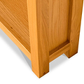 Newlyn Oak Large Bookcase from Roseland Furniture