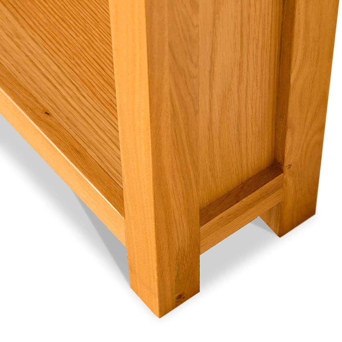 Newlyn Oak Large Bookcase from Roseland Furniture