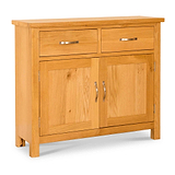 Newlyn Oak Small Sideboard by Roseland Furniture