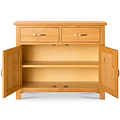 Newlyn Oak Small Sideboard by Roseland Furniture