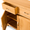 Newlyn Oak Small Sideboard by Roseland Furniture