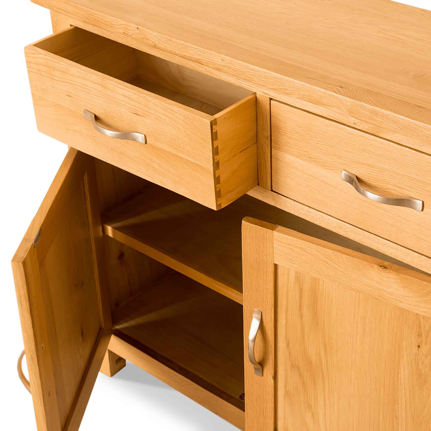 Newlyn Oak Small Sideboard by Roseland Furniture