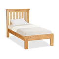 Zelah Oak Low 3ft Bed Frame from Roseland Furniture