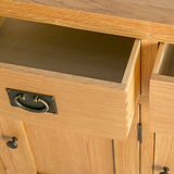 Surrey Oak Extra Large Sideboard from Roseland Furniture