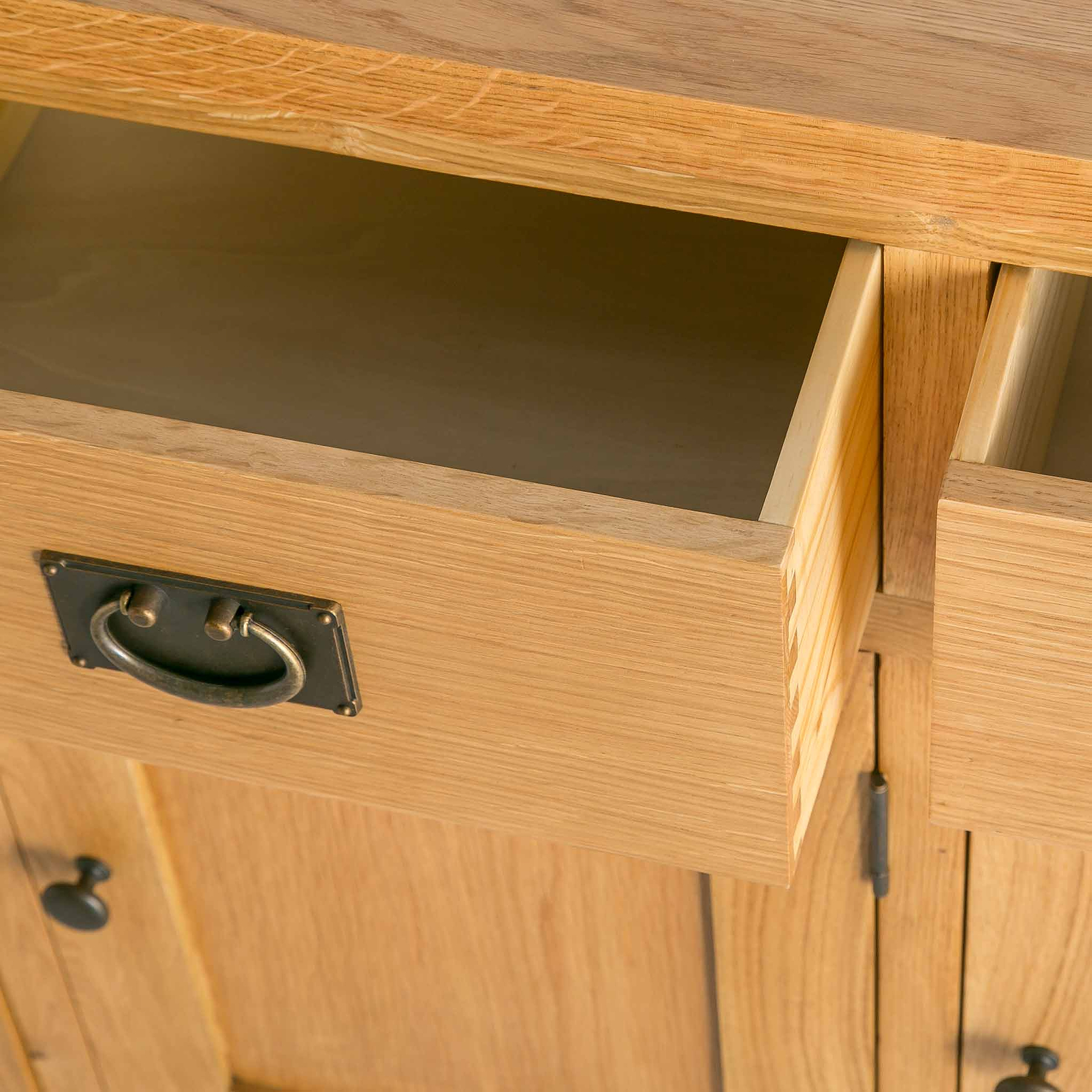 Surrey Oak Extra Large Sideboard from Roseland Furniture