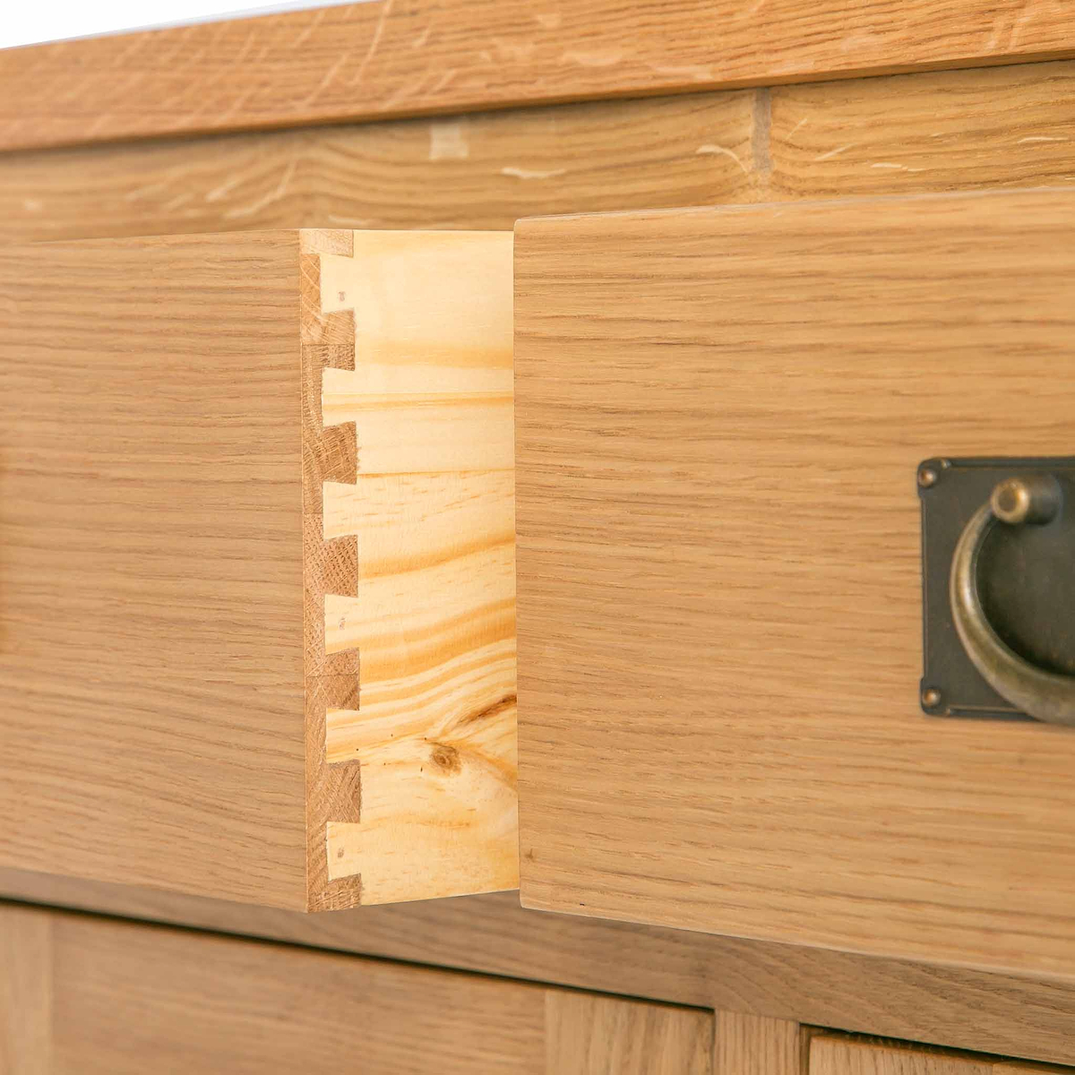Surrey Oak Extra Large Sideboard from Roseland Furniture