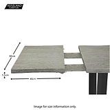 Extension Leaf for Soho Grey Dining Table from Roseland Furniture