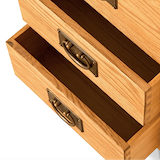 Lanner Oak Tallboy Chest by Roseland Furniture