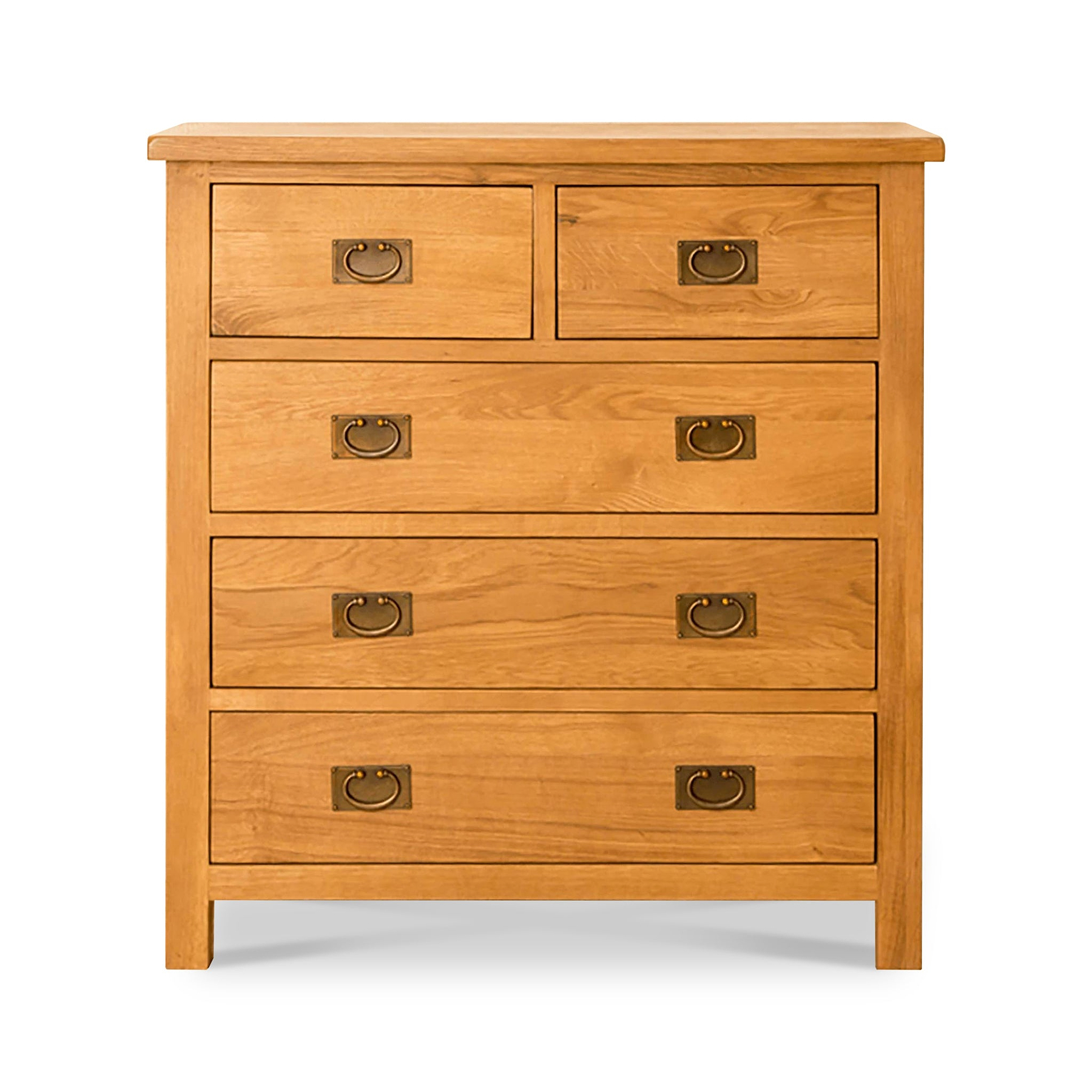 Lanner Oak 2 over 3 Drawer Chest by Roseland Furniture