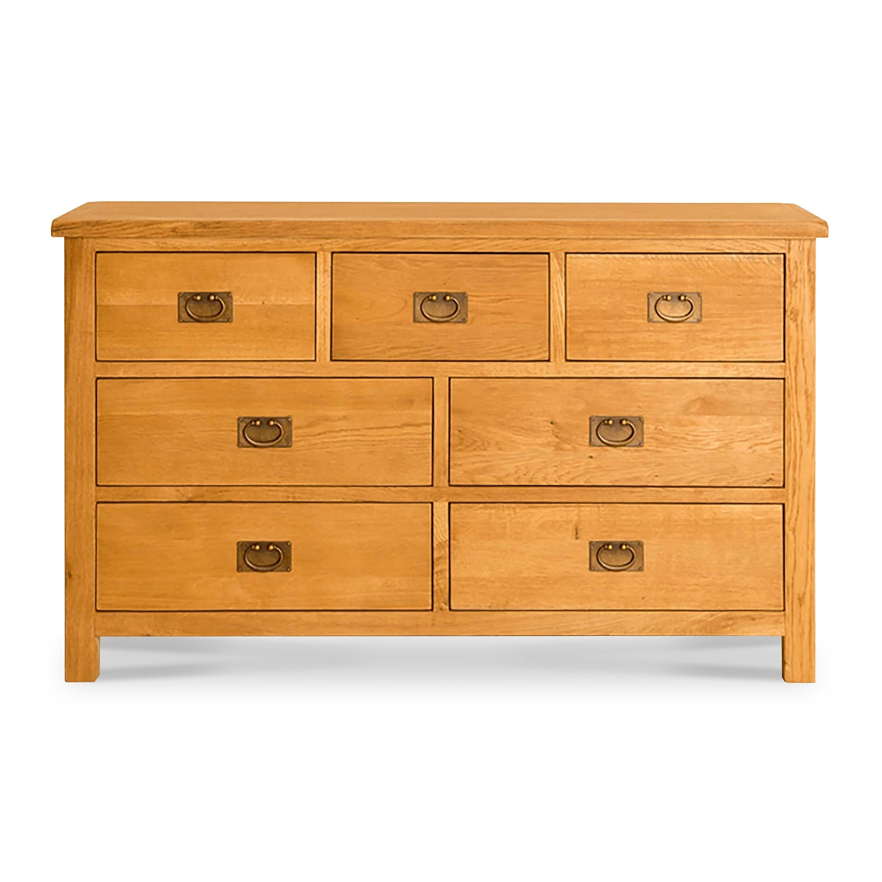 Lanner Oak 3 over 4 Drawer Chest by Roseland Furniture