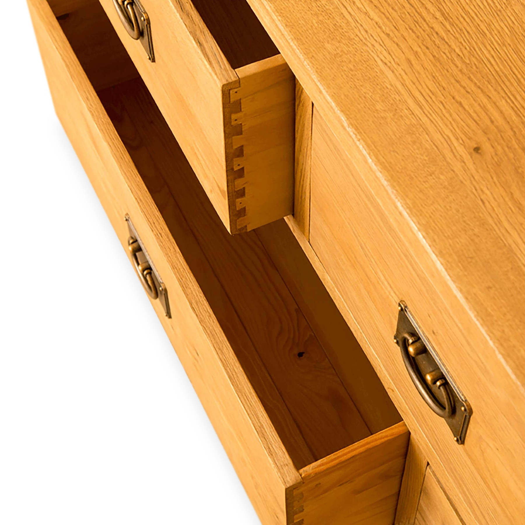 Lanner Oak 3 over 4 Drawer Chest by Roseland Furniture