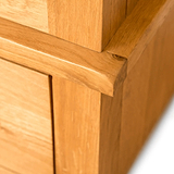 Lanner Oak Triple Wardrobe & Drawers by Roseland Furniture