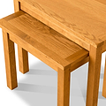 Lanner Oak Nest of Tables by Roseland Furniture