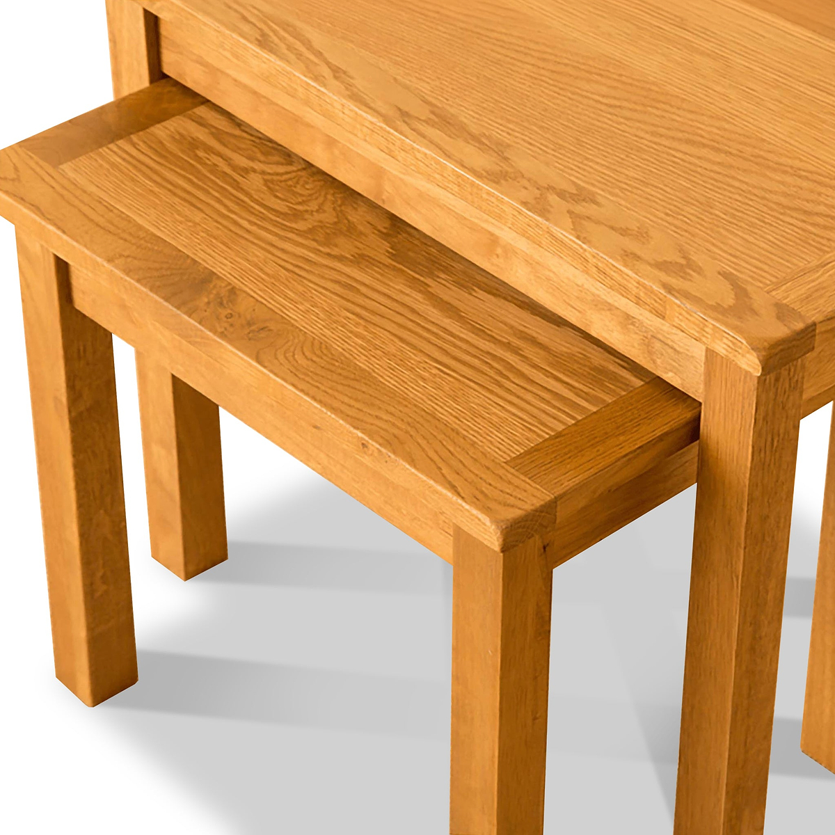 Lanner Oak Nest of Tables by Roseland Furniture