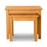 Lanner Oak Nest of Tables by Roseland Furniture