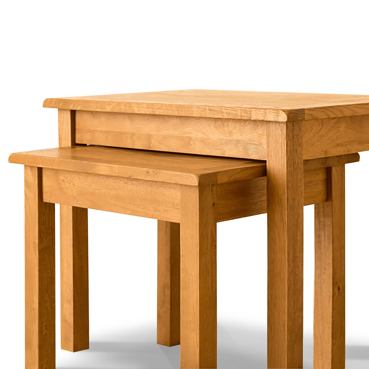 Lanner Oak Nest of Tables by Roseland Furniture