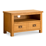 Lanner Oak 80cm TV Stand by Roseland Furniture