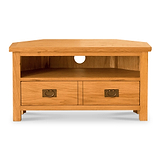 Lanner Oak Corner TV Stand from Roseland Furniture