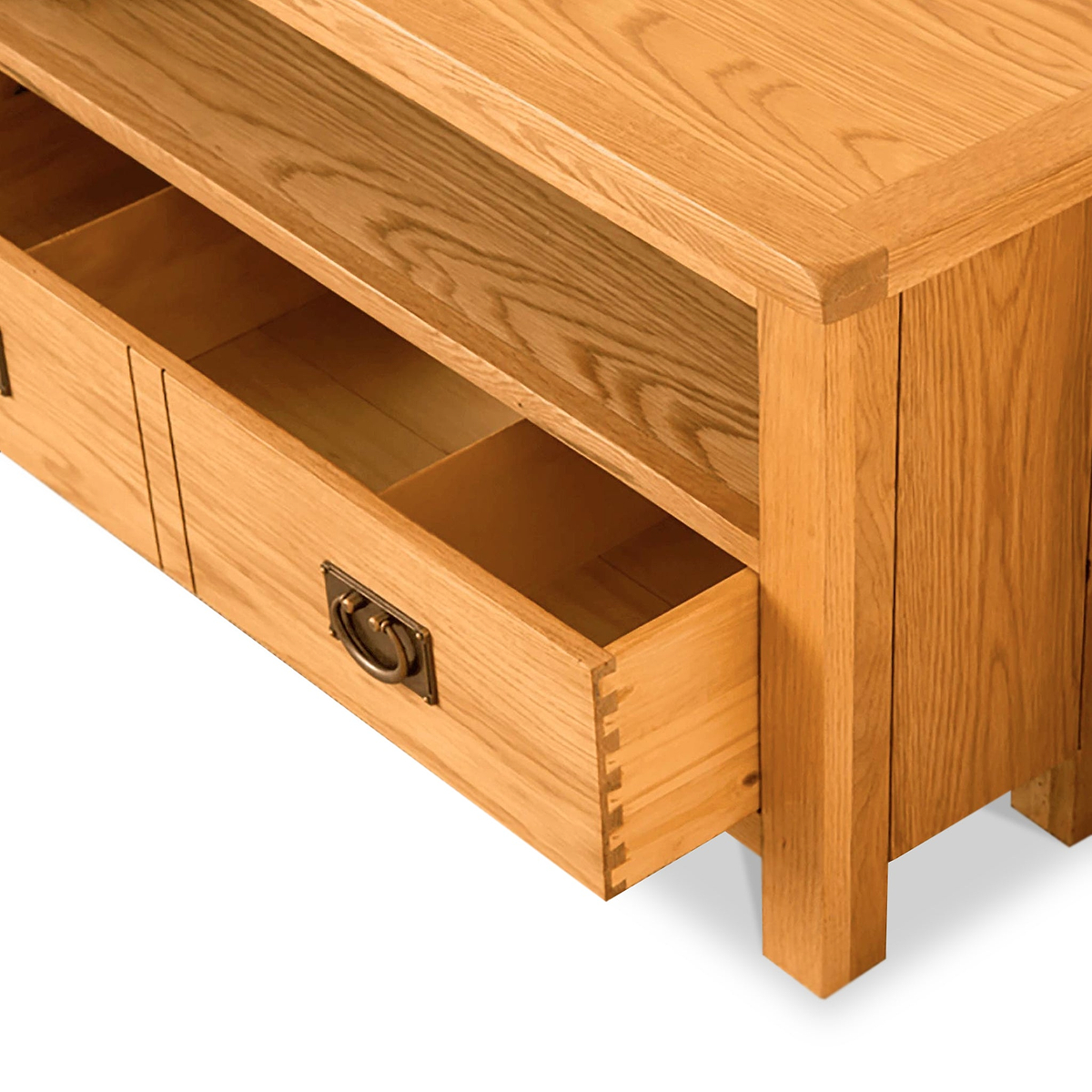 Lanner Oak Corner TV Stand from Roseland Furniture