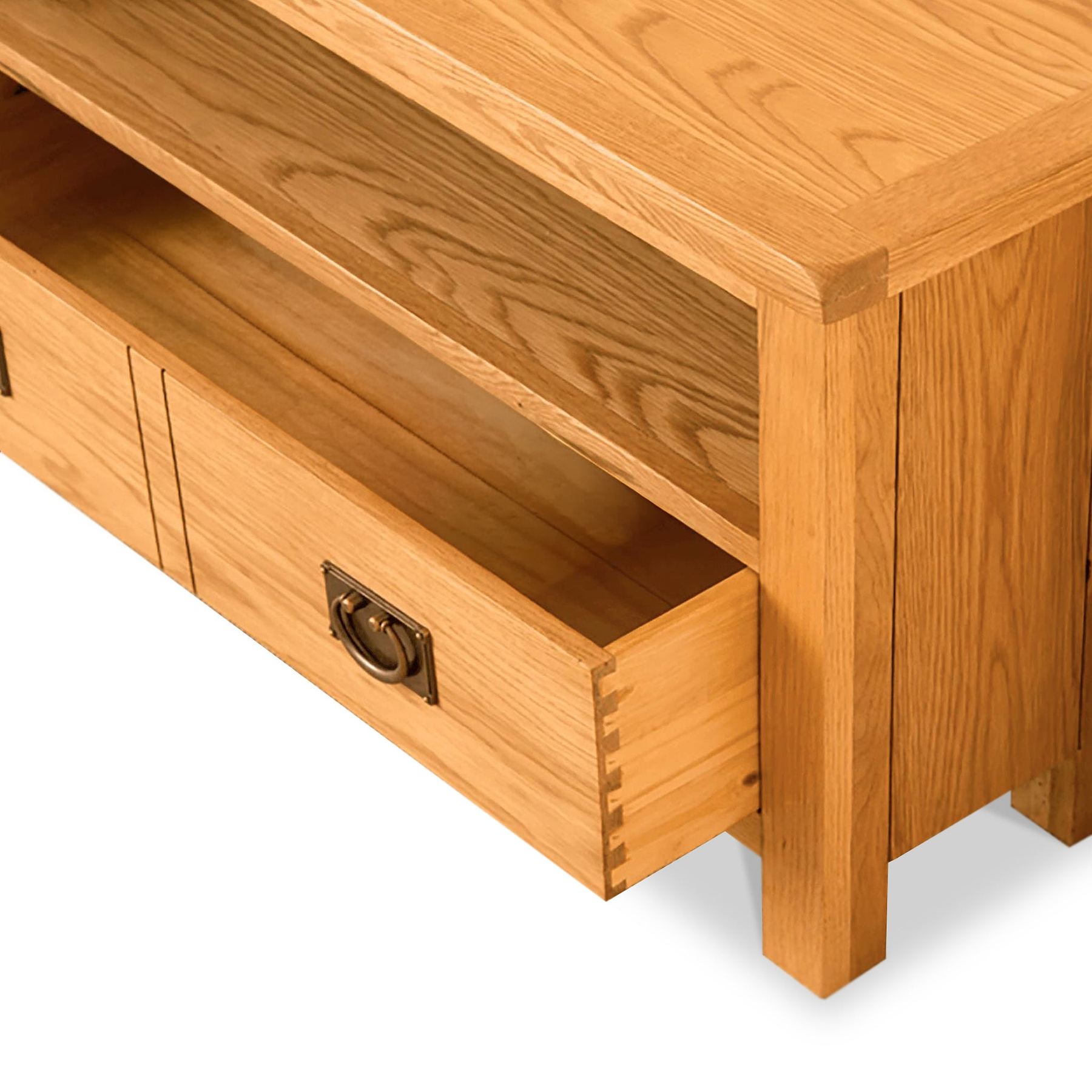 Lanner Oak 80cm TV Stand by Roseland Furniture